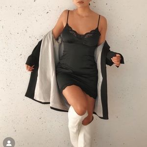 Black Lace Mini Dress